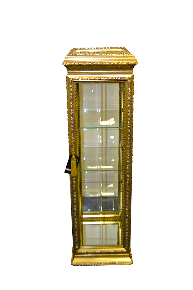 12X12X49 GOLD CABINET