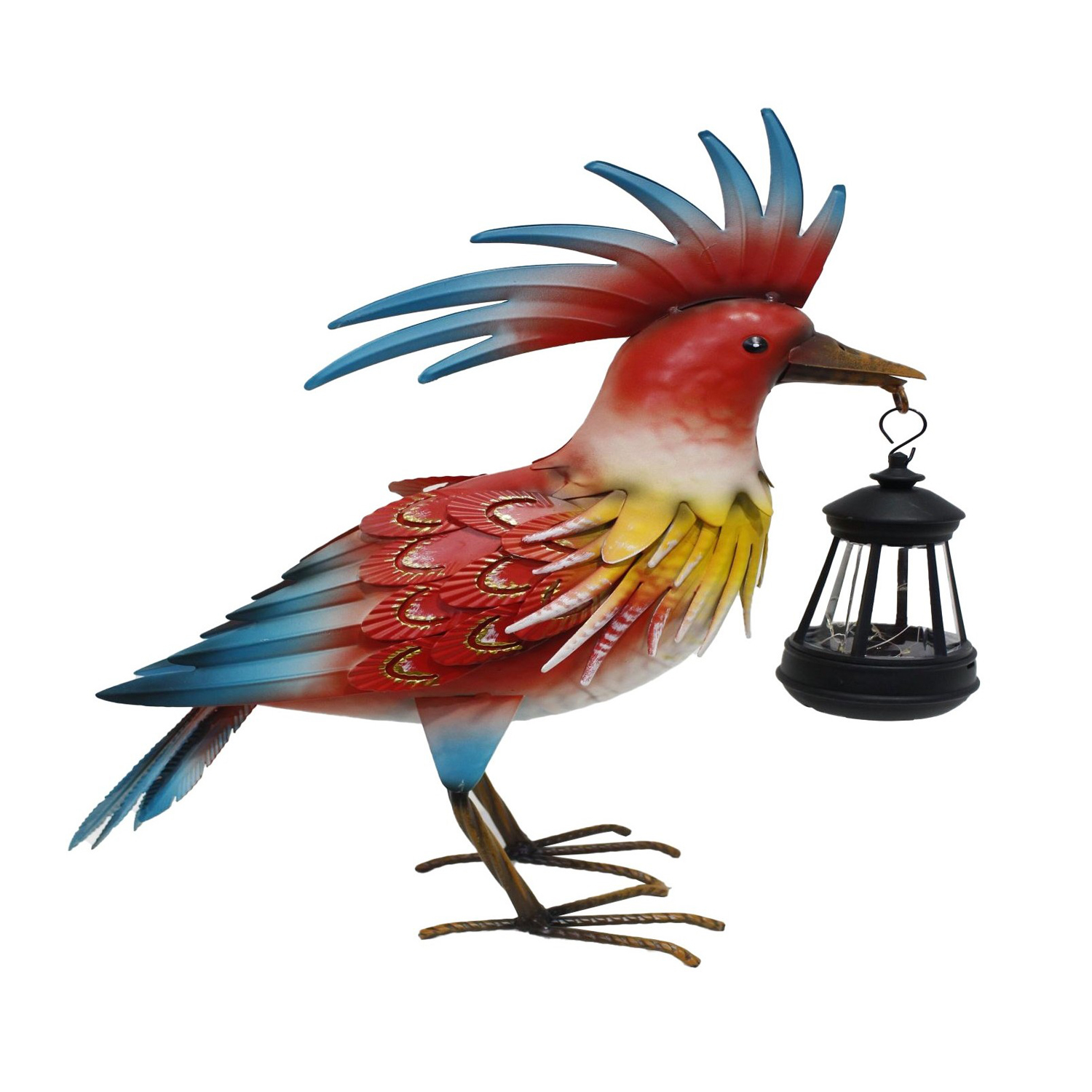 17X13 PARROT W/ LED LANTERN