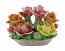 10X7 ROSES IN OVAL BASKET