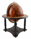 WOODEN DECORATIVE GEOGRAPHIC TABLE TOP TEACHERS GLOBE WITH FOUR LEGS