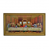 34X19 LAST SUPPER IN GOLD FRAME