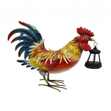 18X17 ROOSTER W/ LED LANTERN