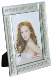 8X6 FRAME FOR 4X6 PHOTO, 4 CRYSTAL LINES