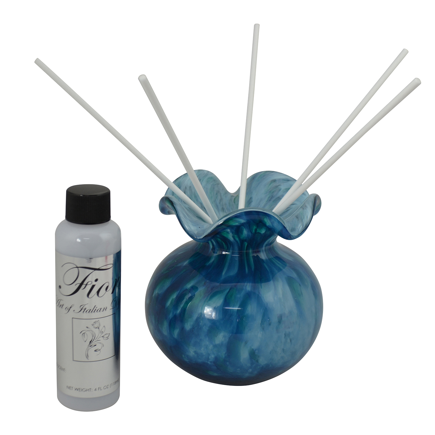 5X5 AQUA BLUE GLASS DIFFUSER