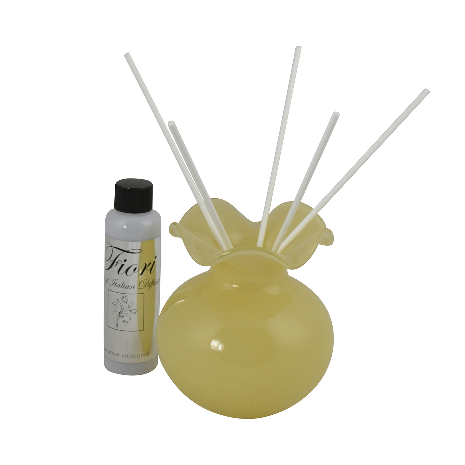 5X5 CREAM COLOR GLASS DIFFUSER
