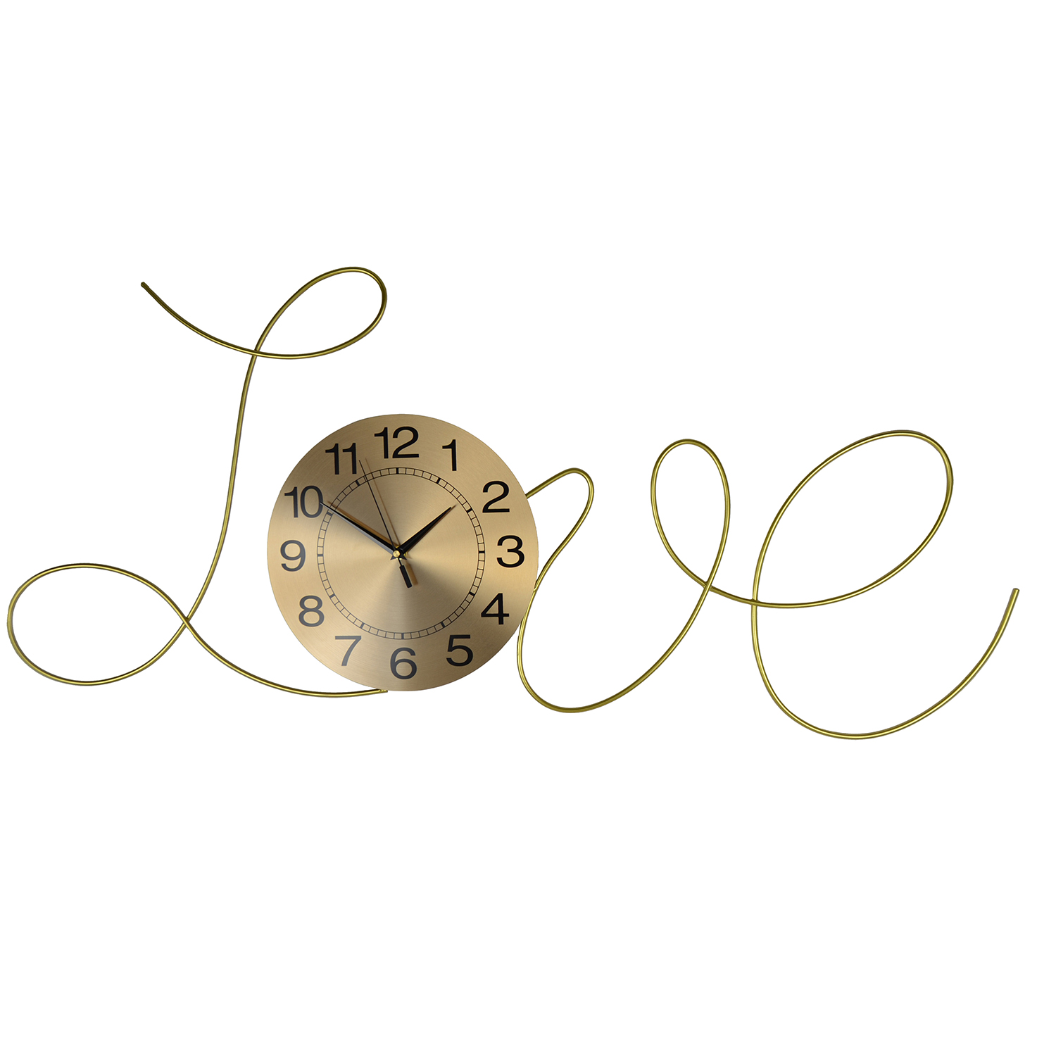 40X19 "LOVE" WALL CLOCK
