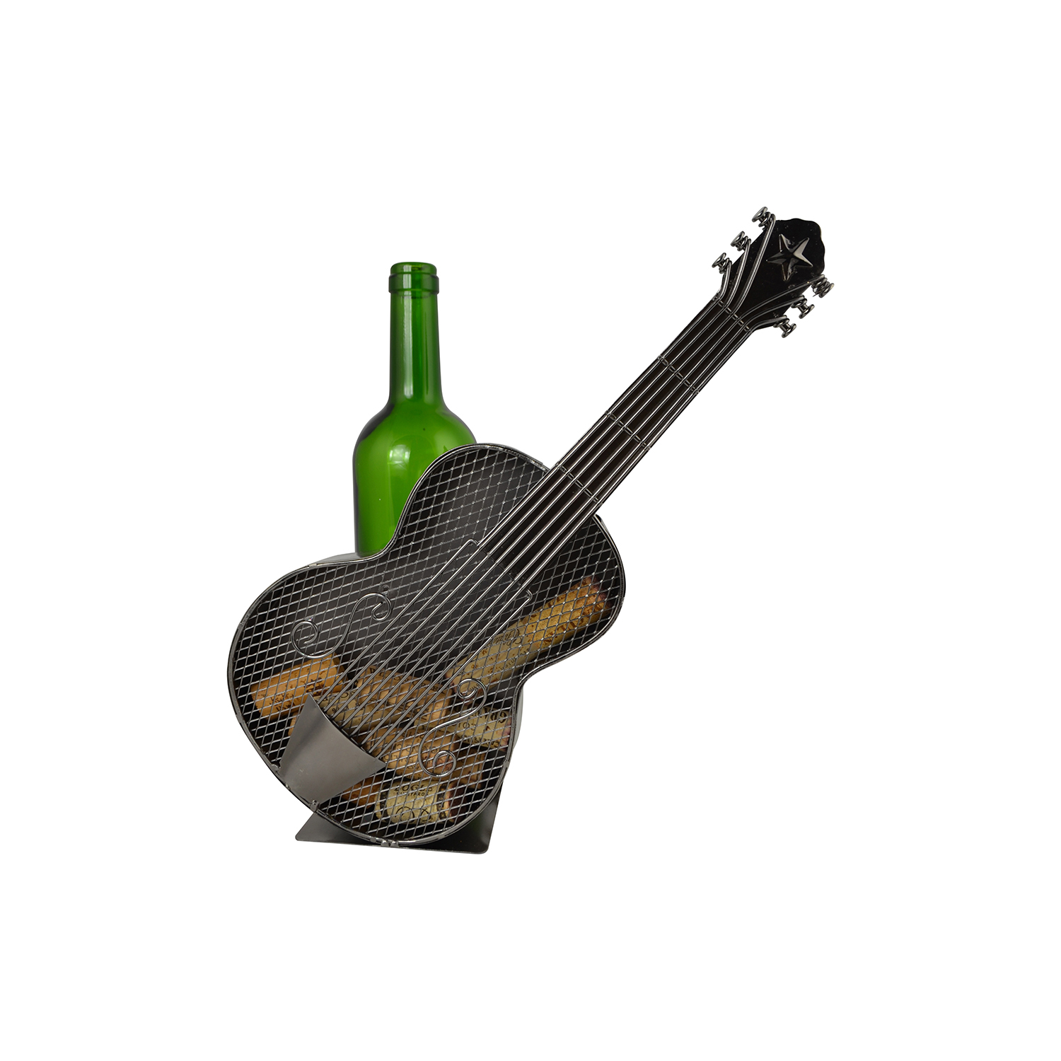 12" GUITAR BOTTLE & CORK HOLDER