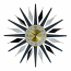 27" ROUND CLOCK W/ BLUE/BLK/WHT SPOKES