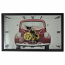 22.5X14 ANTIQUE RED CAR WALL CLOCK