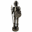 11" METAL KNIGHT STATUE