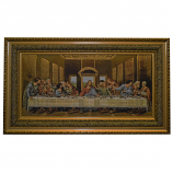 39X23 LAST SUPPER IN GOLD FRAME