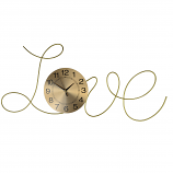 40X19 "LOVE" WALL CLOCK