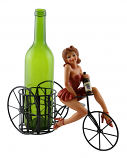 11X9 BOTTLE HOLDER, LADY IN RED