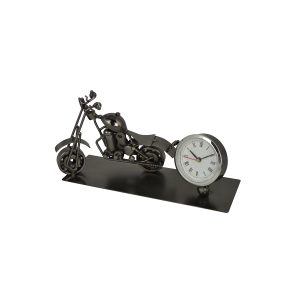 8.5X4 MOTORCYCLE W/ CLOCK