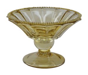 7" AMBER BOWL ON BASE