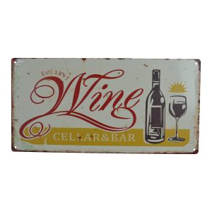 15.5X8 "WINE CELLAR & BAR"