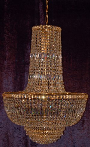 34X24 9-LIGHT CHANDELIER