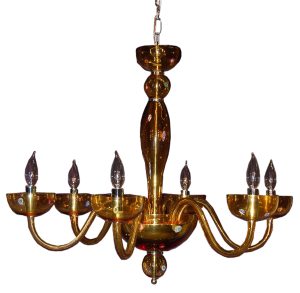 29X24 AMBER MURINI CHANDELIER