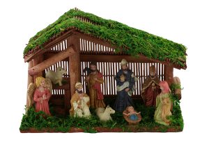 9.5X6.5X3.5 NATIVITY SCENE