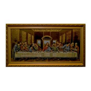 27X15 LAST SUPPER IN GOLD FRAME