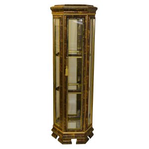 56X19 HEXAGONAL BROWN CABINET