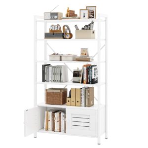 27X12X56 WHT 4 SHELF CABINET