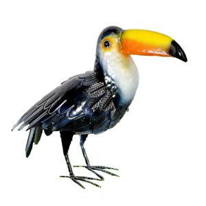 15X16 BLK, WHT, & ORANGE TOUCAN