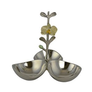 10X9.5" 3-SECTIONED CANDY DISH