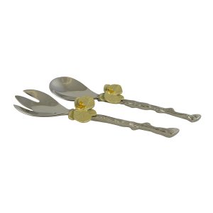 11" SPOON & FORK SALAD SERVING SET