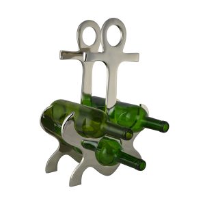 16.5X12X4.5" ANCHOR STYLE WINE BOTTLE HOLDER