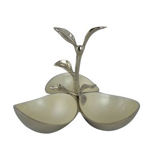 8X10" 3-SECTIONED NUTS BOWL