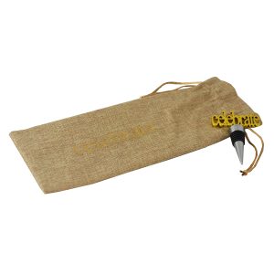 WINE BAG & STOPPER SET, "CELEBRATE"