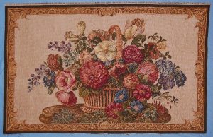 28X42 FLORAL TAPESTRY