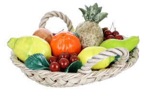16X14 OVAL FRUIT BASKET W/ HANDLES