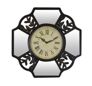Wall Clock Mirror Pieces & Leaf Cutouts