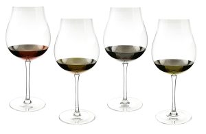 4-PC SET OF 9.5" TULIP SHAPE WINE GLASS
