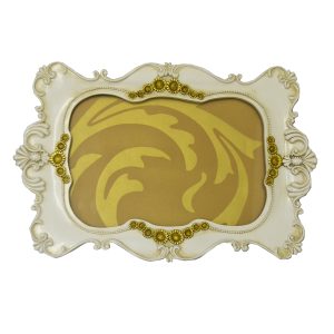 18X12 BEIGE & GOLD TRAY