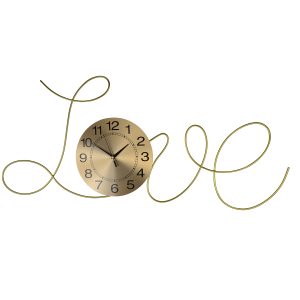 40X19 "LOVE" WALL CLOCK