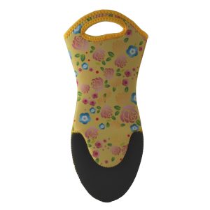 NEOPRENE OVEN GLOVE, FLORAL DESIGN
