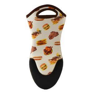 NEOPRENE OVEN GLOVE, GRILLING PATTERN
