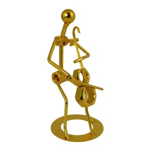 6.5" GOLD CELLO PLAYER