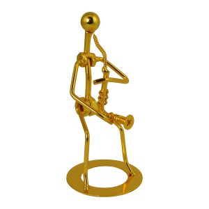 7" GOLD SAX PLAYER