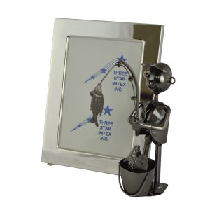 5X7 PICTURE FRAME W/ FISHERMAN