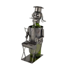 WINE BOTTLE HOLDER, LADY BBQ CHEF