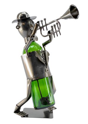 BOTTLE HOLDER, TRUMPET PLAYER