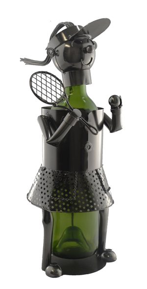 BOTTLE HOLDER, WOMAN TENNIS PLAYER