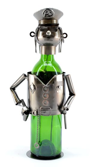 BOTTLE HOLDER, POLICEMAN
