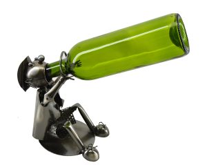 BOTTLE HOLDER, SITTING DRUNKMAN