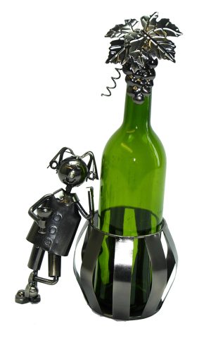 BOTTLE HOLDER, MAN & BARREL