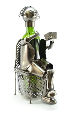 WINE BOTTLE HOLDER, CARD PLAYER